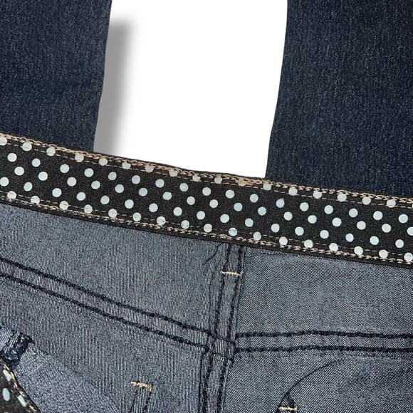 Rue21 Womens Jeggings Denim Blue Jeans Dark Wash Skinny Stretch 33 in Waist - Picture 8 of 8